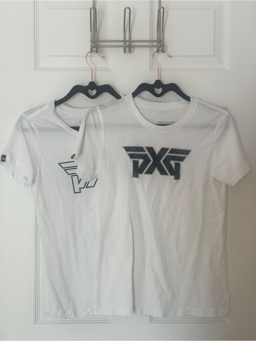 PXG White Short-Sleeve Logo Tees